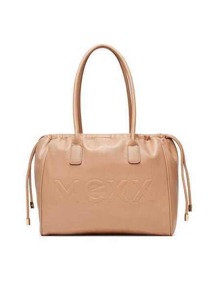 MEXX Torebka C-MEXX-S-004-08 Beżowy. Brązowe shopper bag Mexx, bez wzorów, z materiału, bez dodatków. Za 189.99 zł.