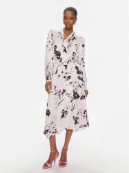 Bruuns Bazaar Sukienka koszulowa Liria BBW3828 Różowy Relaxed Fit. Czerwone sukienki damskie Bruuns Bazaar, bez wzorów, z syntetyku, bez ramiączek. Za 449.99 zł.