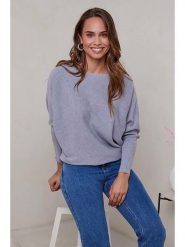 Soft Cashmere Sweter w kolorze szarym rozmiar: 34/36. Szare swetry klasyczne damskie Soft Cashmere, z kaszmiru, bez kołnierzyka. Za 118.84 zł.