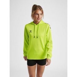 Bluza do piłki ręcznej damska Hummel Core XK z kapturem. Zielone bluzy damskie Hummel, xl, bez wzorów, z kapturem. Za 191.00 zł.