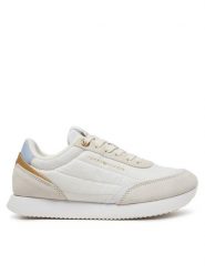 Tommy Hilfiger Sneakersy Essential Runner FW0FW08332 Biały. Białe obuwie sportowe damskie Tommy Hilfiger, ze skóry, bez zapięcia. Za 219.99 zł.