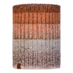 Komin na szyję dla dorosłych Buff Knitted & Fleece Neckwarmer zimowy. Szare kominy damskie Buff, na zimę, bez wzorów. Za 138.30 zł.
