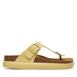 Japonki Scholl. Czerwone klapki damskie Scholl, bez wzorów, bez obcasa, bez zapięcia. Za 379.99 zł.