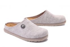 DR. BRINKMANN 320175-81 ice, kapcie damskie. Brązowe kapcie damskie Dr. Brinkmann, z materiału. Za 194.90 zł.