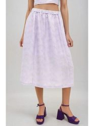 Monki Spódnica w kolorze lawendowym rozmiar: M. Różowe spódnice damskie Monki, m, bez wzorów, midi. Za 69.99 zł.