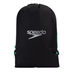 Torba na basen Speedo. Czarne torby sportowe Speedo, bez wzorów, z poliesteru. Za 98.95 zł.