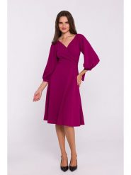Stylove Sukienka w kolorze różowym rozmiar: XL. Różowe sukienki damskie Stylove, bez wzorów, bez ramiączek. Za 225.05 zł.