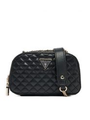 Guess Torebka HWEQG9 54174 Czarny. Czarne torebki wieczorowe damskie Guess, z aplikacjami, ze skóry, bez dodatków. Za 259.99 zł.