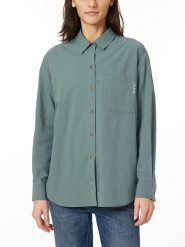 Scotch & Soda Koszula w kolorze zielonym rozmiar: M. Zielone koszule damskie Scotch & Soda, m, bez wzorów, z bawełny, bez kołnierzyka, bez ramiączek. Za 118.56 zł.