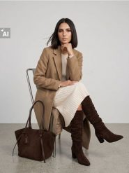 Klasyczny płaszcz jednorzędowy - beżowy. Brązowe płaszcze damskie Sinsay, l, bez wzorów, bez kaptura. Za 139.99 zł.