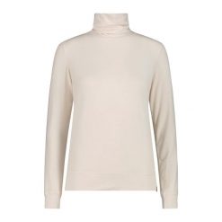 Sweter okrągły dekolt z wełny merino damski CMP. Białe swetry klasyczne damskie CMP, na zimę, z wełny, bez kołnierzyka. Za 308.00 zł.