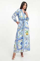 Sukienka maxi lniana HALE BOB. Sukienki damskie Hale bob, bez wzorów, bez ramiączek. Za 2,399.00 zł.