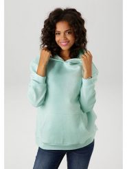 Aniston Bluza w kolorze turkusowym rozmiar: 38. Niebieskie bluzy damskie Aniston, bez wzorów, z kapturem. Za 65.99 zł.