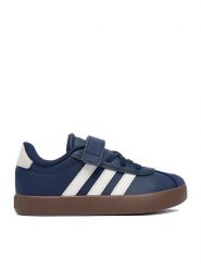 Adidas Sneakersy C-VL COURT 3.0 EL C KK4549 Granatowy. Niebieskie buty sportowe chłopięce Adidas, ze skóry, bez zapięcia. Za 199.99 zł.