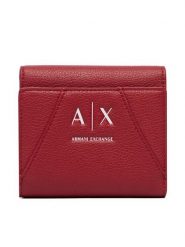 Armani Exchange Portfel XW002819 AF26569 U5102 Czerwony. Czerwone portfele damskie Armani Exchange, bez wzorów, ze skóry. Za 299.99 zł.