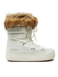 Moon Boot Śniegowce Ltrack Monaco Low Wp 80D2450060 Biały. Białe śniegowce damskie Moon Boot, ze skóry. Za 999.99 zł.