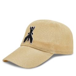 Czapka z daszkiem Patrizia Pepe. Brązowe czapki z daszkiem damskie Patrizia Pepe, bez wzorów. Za 265.99 zł.