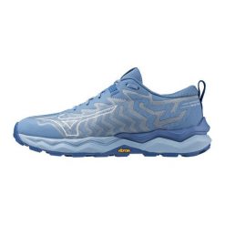 Damskie buty trailowe Mizuno Wave Daichi 8 GTX. Niebieskie obuwie sportowe damskie Mizuno, bez zapięcia, do biegania, mizuno wave. W wyprzedaży za 572.75 zł.