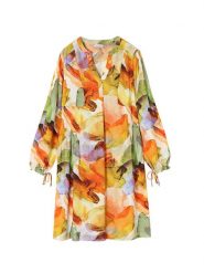 TATUUM Sukienka ze wzorem rozmiar: 38. Sukienki damskie TATUUM, bez wzorów, z wiskozy, bez ramiączek. Za 182.29 zł.