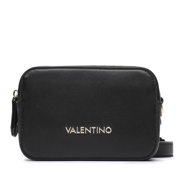 Torebka Valentino. Czarne listonoszki damskie Valentino, bez wzorów, bez dodatków. Za 369.99 zł.