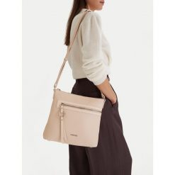 Torebka Lasocki. Brązowe listonoszki damskie Lasocki, bez wzorów, bez dodatków. Za 149.99 zł.