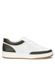 LAUREN RALPH LAUREN Sneakersy Hailey Low-Top Lace-Up 802951391004 Biały. Białe obuwie sportowe damskie Lauren Ralph Lauren, ze skóry, bez zapięcia. Za 539.99 zł.