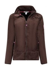 Canadian Peak Kurtka polarowa "Udilas" w kolorze brązowym rozmiar: M. Brązowe kurtki damskie Canadian Peak, m, bez wzorów, z materiału, bez kaptura. Za 113.63 zł.