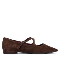 Baleriny Tamaris. Brązowe balerinki damskie Tamaris, bez wzorów. Za 324.99 zł.