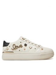 Aldo Sneakersy Visuetti 13812477 Biały. Białe obuwie sportowe damskie ALDO, ze skóry, bez zapięcia. Za 239.99 zł.