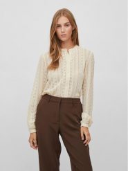 Vila Koszula Chikka 14082977 Écru Regular Fit. Koszule damskie Vila, xxl, bez wzorów, z syntetyku, bez kołnierzyka, bez ramiączek. Za 159.99 zł.