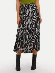 Kaffe Spódnica midi Amber 10508267 Czarny Regular Fit. Czarne spódnice damskie Kaffe, bez wzorów, z wiskozy, midi. Za 129.99 zł.