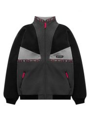 Berghaus Bluza polarowa "Tramantana 91" w kolorze czarno-czerwono-szarym rozmiar: 46. Czarne bluzy damskie Berghaus, bez wzorów, z polaru, bez kaptura. Za 292.20 zł.