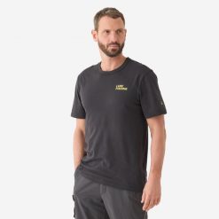 Koszulka z krótkim rękawem crank. Czarne bluzki damskie CAPERLAN, xl, bez wzorów, z bawełny, bez kołnierzyka, bez ramiączek. Za 49.99 zł.