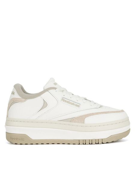 Reebok Sneakersy Club C Extra 100201420 Beżowy. Brązowe obuwie sportowe damskie Reebok, ze skóry, bez zapięcia. Za 319.00 zł.