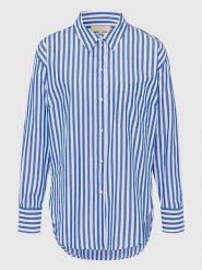 Les Lunes Koszula "Hannaa" w kolorze niebieskim rozmiar: XS. Niebieskie koszule damskie Les Lunes, xs, bez wzorów, bez kołnierzyka, bez ramiączek. Za 217.99 zł.