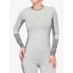 Bluza termoaktywna damska Peak Performance Magic Crew. Szare bluzy damskie Peak Performance, na zimę, bez wzorów, bez kaptura. Za 272.99 zł.