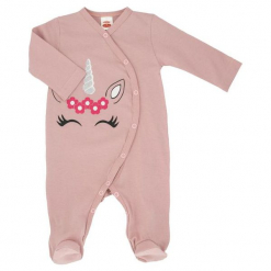 Makoma Śpioszki Dziewczęce Unicorn 68 Różowe. Czerwone śpiochy niemowlęce Makoma, z bawełny. Za 49.00 zł.
