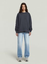G-Star Bluza w kolorze antracytowym rozmiar: S. Czarne bluzy damskie G-Star, s, z aplikacjami, z bawełny, bez kaptura. Za 154.95 zł.