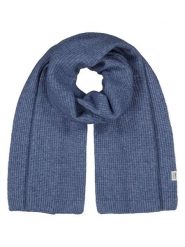 Barts Szal "Sarela" w kolorze niebieskim rozmiar: onesize. Niebieskie szaliki damskie Barts, bez wzorów, ze splotem. Za 118.01 zł.