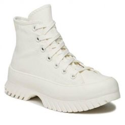 Buty do chodzenia damskie Converse A03557C. Białe obuwie sportowe casual damskie Converse, z materiału, bez zapięcia. W wyprzedaży za 439.95 zł.