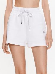 Lacoste Szorty sportowe GF5378 Biały Regular Fit. Białe spodenki sportowe damskie Lacoste, bez wzorów, z bawełny. Za 279.99 zł.