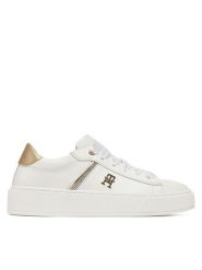 Tommy Hilfiger Sneakersy Low Cut Lace-Up Sneaker T4A9-33933-0206 S Biały. Białe buty sportowe dziewczęce Tommy Hilfiger, ze skóry, bez zapięcia. Za 369.99 zł.