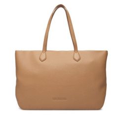 Torebka LOVE MOSCHINO. Brązowe shopper bag Love Moschino, bez wzorów, bez dodatków. Za 939.99 zł.