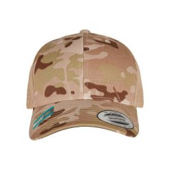 Czapka Flexfit retro multicam®. Brązowe czapki z daszkiem damskie FLEXFIT, bez wzorów. Za 129.00 zł.