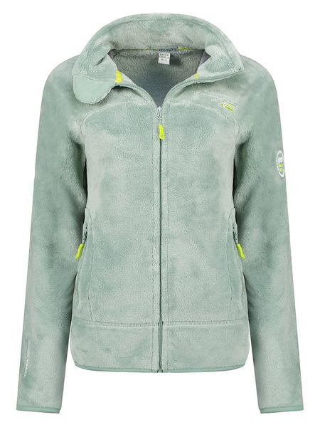 Geographical Norway Kurtka polarowa w kolorze miętowym rozmiar: XL. Niebieskie kurtki damskie Geographical Norway, xl, bez wzorów, z polaru, bez kaptura. Za 135.49 zł.