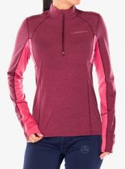 Bluza do biegania damska La Sportiva Swift Long Sleeve. Czerwone bluzy damskie La Sportiva, xs, bez wzorów, z materiału, bez kaptura. Za 368.49 zł.