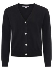 Zwillingsherz Kaszmirowy kardigan w kolorze czarnym rozmiar: S. Czarne kardigany damskie Zwillingsherz, s, bez wzorów, z kaszmiru. Za 379.44 zł.