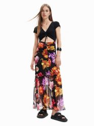 Desigual Sukienka codzienna MONSIEUR CHRISTIAN LACROIX Marsella 23SWVK36 Kolorowy Regular Fit. Sukienki damskie Desigual, bez wzorów, z syntetyku, bez ramiączek. Za 319.99 zł.