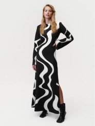 Undress Code Sukienka codzienna Paloma 755 Czarny Regular Fit. Czarne sukienki damskie Undress Code, bez wzorów, z bawełny, bez ramiączek. Za 509.99 zł.