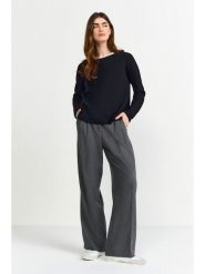 Rich & Royal Sweter w kolorze czarnym rozmiar: S. Czarne swetry klasyczne damskie Rich & Royal, s, z bawełny, bez kołnierzyka. Za 228.38 zł.